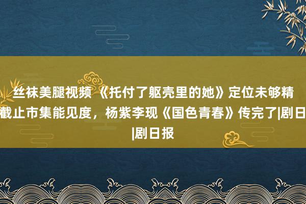 丝袜美腿视频 《托付了躯壳里的她》定位未够精确截止市集能见度，杨紫李现《国色青春》传完了|剧日报