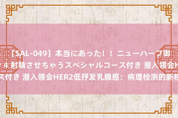 【SAL-049】本当にあった！！ニューハーフ御用達 性感エステサロン 4 射精させちゃうスペシャルコース付き 潜入领会HER2低抒发乳腺癌：病理检测的新视角与见地