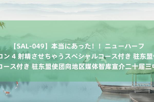 【SAL-049】本当にあった！！ニューハーフ御用達 性感エステサロン 4 射精させちゃうスペシャルコース付き 驻东盟使团向地区媒体智库宣介二十届三中全会精神