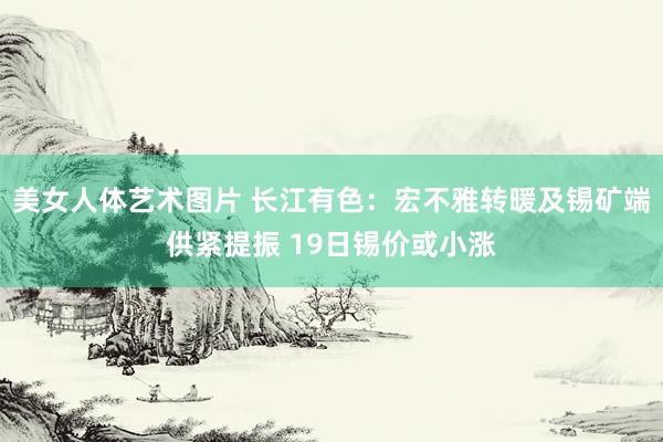 美女人体艺术图片 长江有色：宏不雅转暖及锡矿端供紧提振 19日锡价或小涨