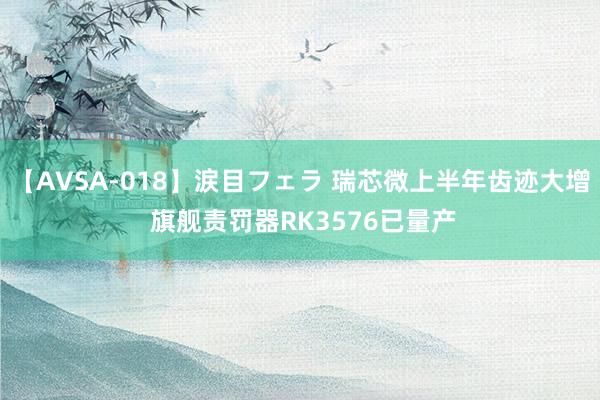 【AVSA-018】涙目フェラ 瑞芯微上半年齿迹大增 旗舰责罚器RK3576已量产